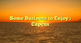 Some Business to Enjoy : Capcus