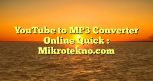 YouTube to MP3 Converter Online Quick : Mikrotekno.com